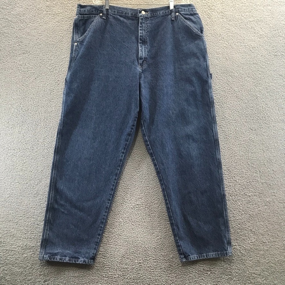 Wrangler Carpenter Jeans Mens Size 42X32 High Rise Straight Leg